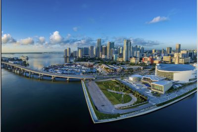 LED Bild Miami Panorama