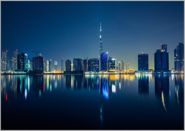 LED Bild Dubai City