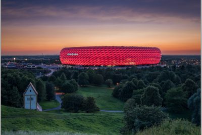 LED Bild Fussballstadion München