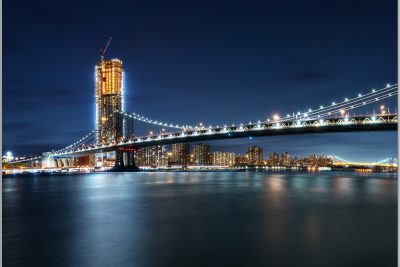 LED Bild Manhattan Bridge