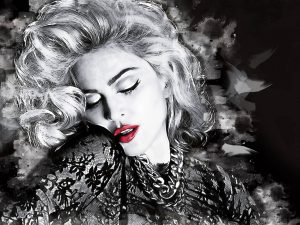 LED Bild Madonna