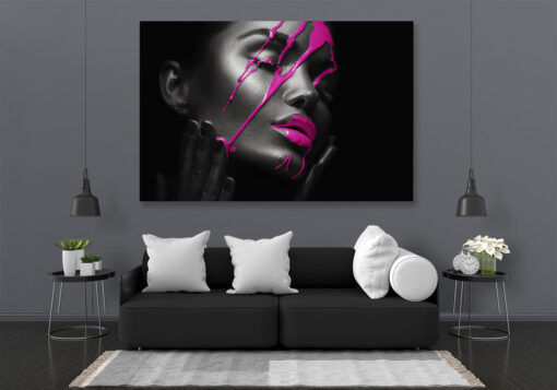 Pink Face LED Bild