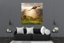 LED Bild Eule