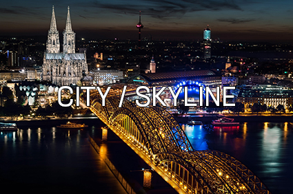 City Skyline LE$D Bilder