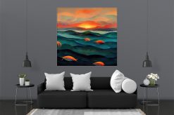 LED Bild Ocean Art