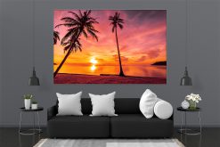 LED Bild Tropical Sunset