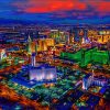 LED Bild Las Vegas Art