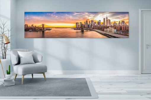 LED Panoramabild New York
