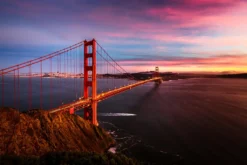 LED Bild Golden Gate Bridge
