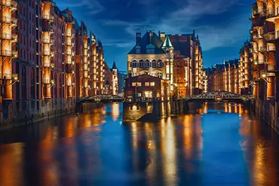 LED Bild Hamburg Städte