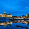 LED Bild Dresden bei Nacht
