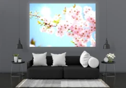 LED Bild Kirschblüten