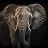 LED Bild Afrikanischer Elefant