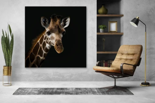 LED Bild Giraffe