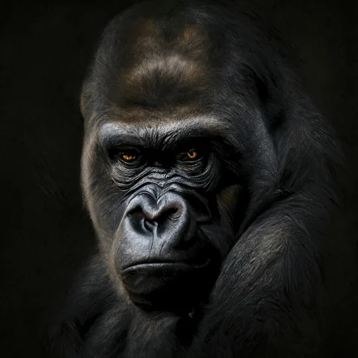 LED Bild Gorilla