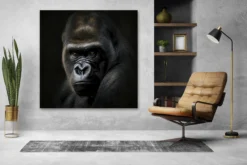 LED Bild Gorilla