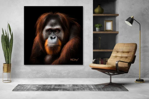 LED Bild OrangUtan