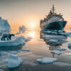 LED Bild Eisbär in Grönland