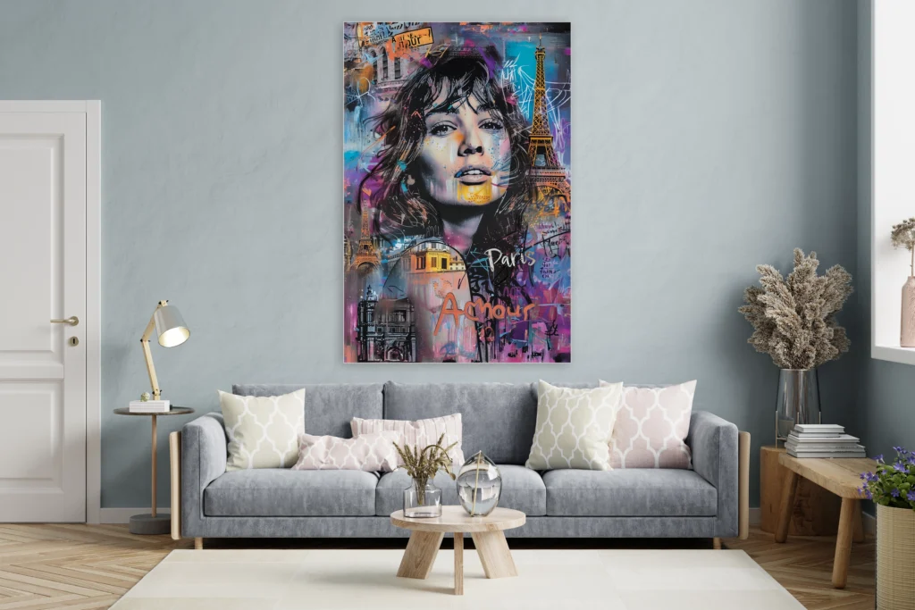 LED Bild Jane Birkin